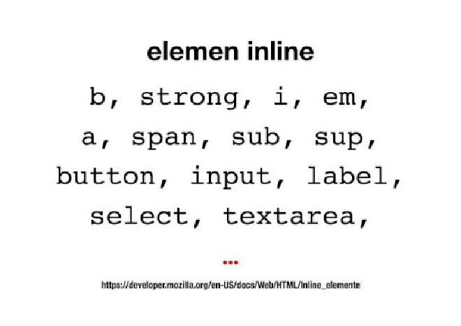 Element Inline
