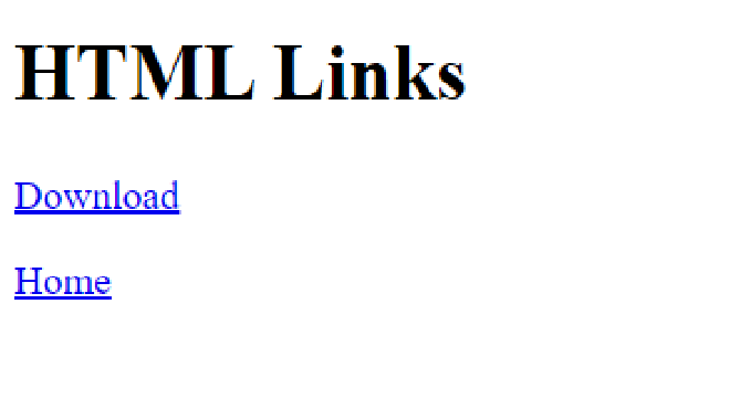 HTML Link